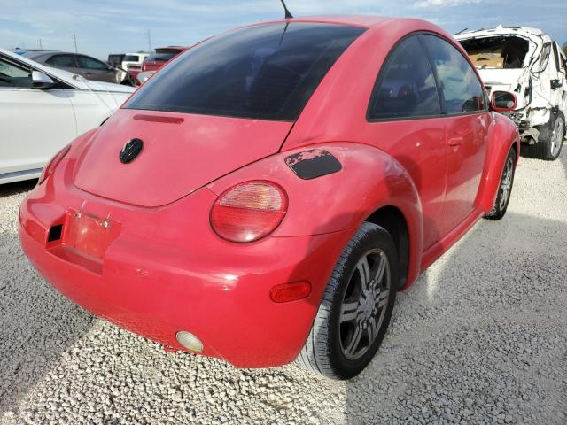 3VWCP21C21M424742 - 2001 VOLKSWAGEN NEW BEETLE 红色 照片 4