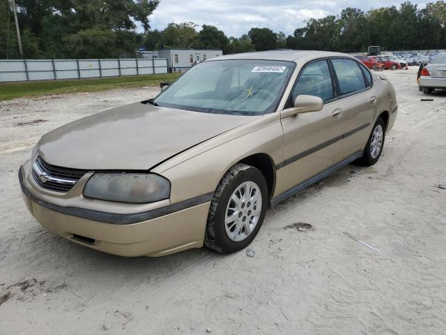 2G1WF52E959298634 - 2005 CHEVROLET IMPALA TAN photo 1