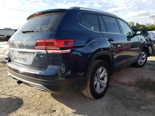 1V2DR2CA8JC591622 - 2018 VOLKSWAGEN ATLAS SE BLUE photo 4