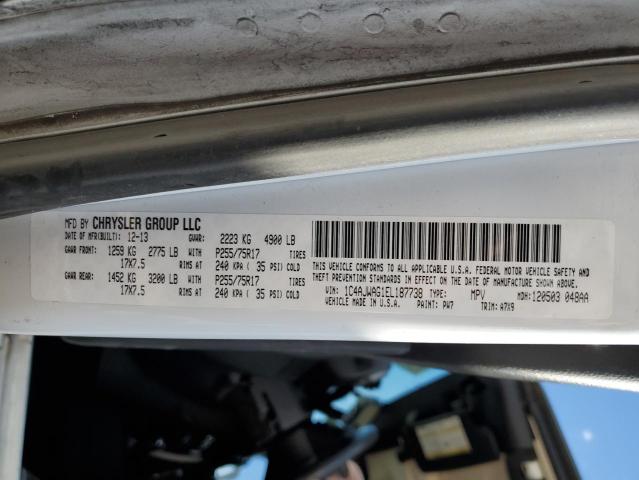 1C4AJWAG1EL187738 - 2014 JEEP WRANGLER S 白色 照片 10