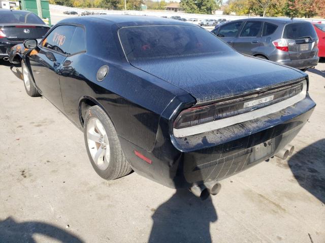 2C3CDYAG4DH669969 - 2013 DODGE CHALLENGER BLACK photo 3