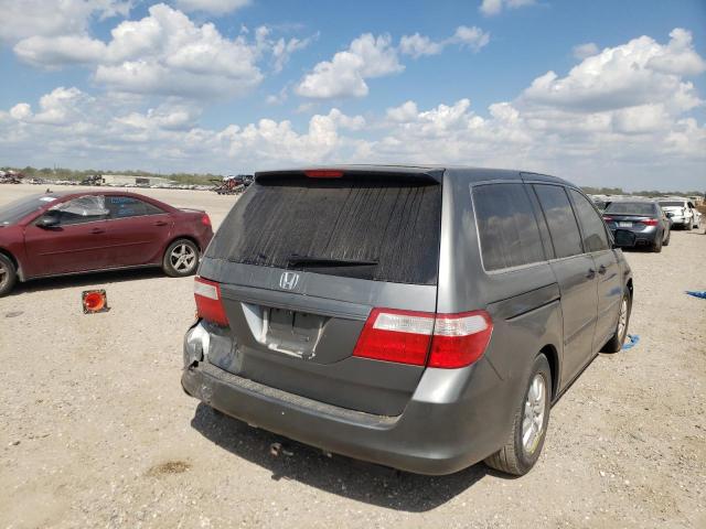 5FNRL38257B035005 - 2007 HONDA ODYSSEY LX GRAY photo 4