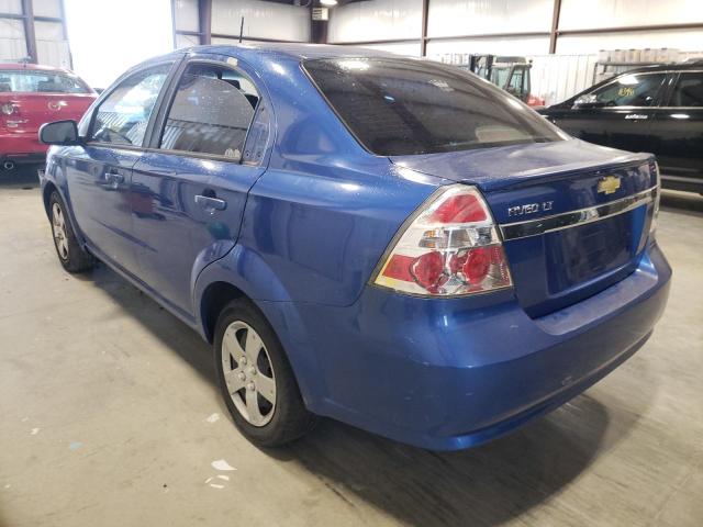 KL1TD5DE4AB102418 - 2010 CHEVROLET AVEO LS 蓝色 照片 3