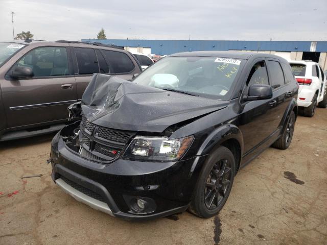 3C4PDCEG5JT329453 - 2018 DODGE JOURNEY GT BLACK photo 2