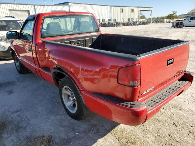 1GCCS144XX8202043 - 1999 CHEVROLET S TRUCK S1 RED photo 2