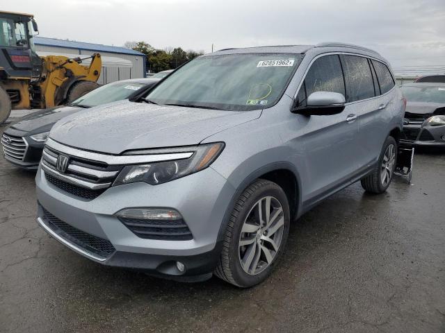 5FNYF6H0XHB082910 - 2017 HONDA PILOT ELIT SILVER photo 2