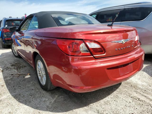 1C3LC45K68N106204 - 2008 CHRYSLER SEBRING RED photo 3