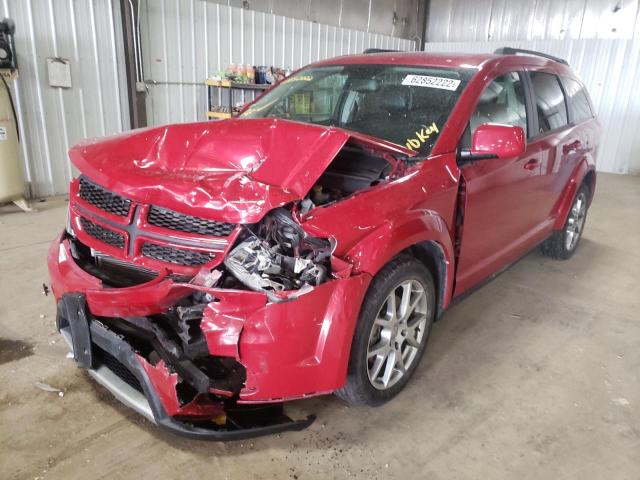 3C4PDDEGXCT258291 - 2012 DODGE JOURNEY R/ RED photo 2