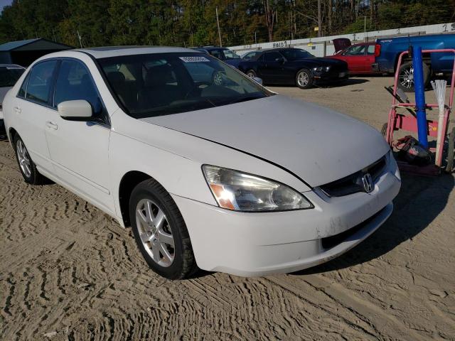 1HGCM66885A000252 - 2005 HONDA ACCORD EX WHITE photo 1