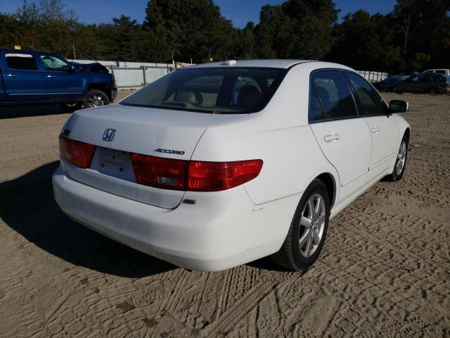 1HGCM66885A000252 - 2005 HONDA ACCORD EX WHITE photo 4