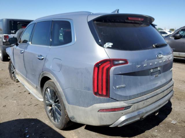 5XYP5DHC1LG076461 - 2020 KIA TELLURIDE SILVER photo 3