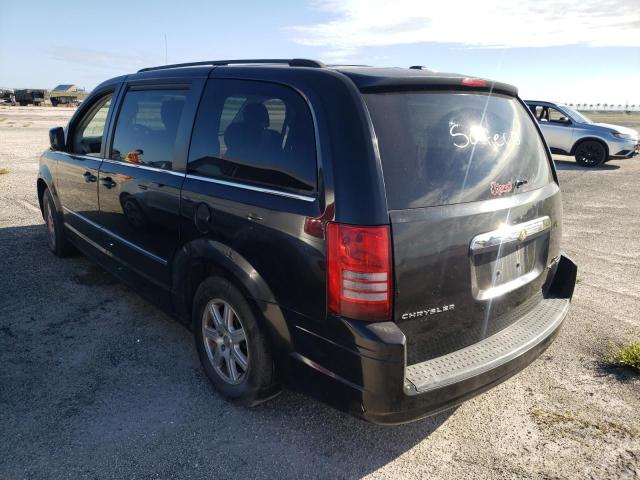 2A8HR54109R626278 - 2009 CHRYSLER TOWN & COU BLACK photo 3