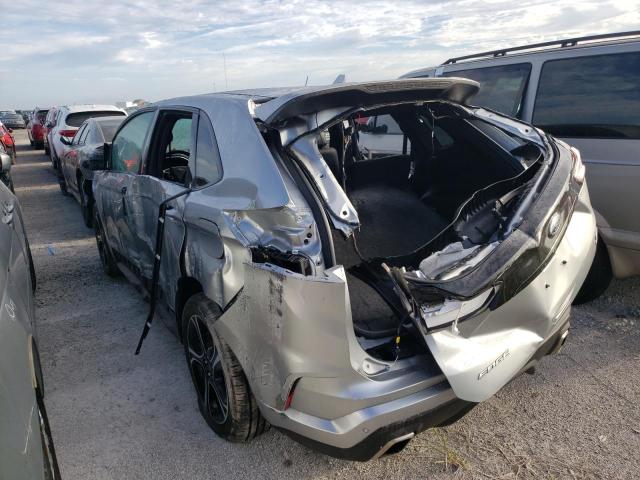 2FMPK4AP4LBB03433 - 2020 FORD EDGE ST SILVER photo 3