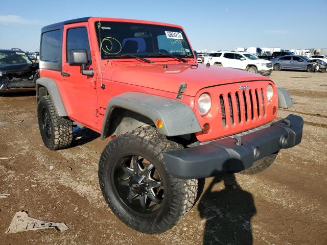 1C4AJWAGXDL643895 - 2013 JEEP WRANGLER S RED photo 1