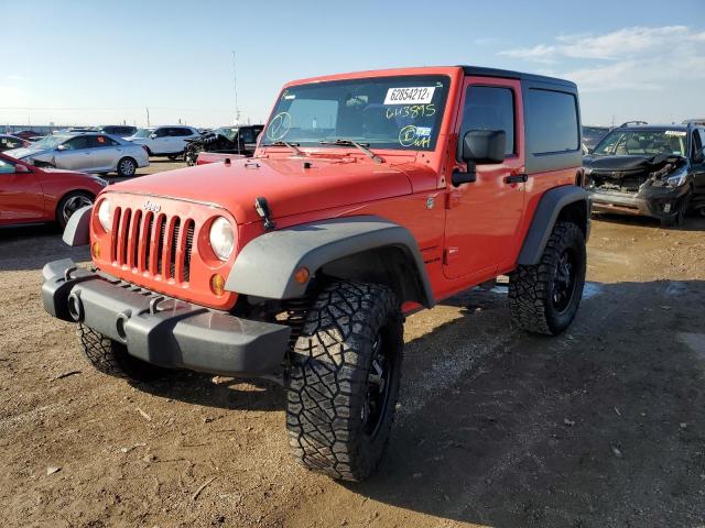 1C4AJWAGXDL643895 - 2013 JEEP WRANGLER S RED photo 2