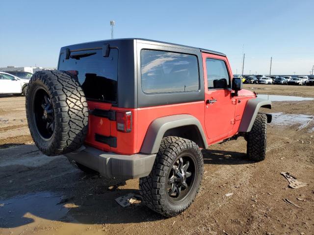 1C4AJWAGXDL643895 - 2013 JEEP WRANGLER S RED photo 4