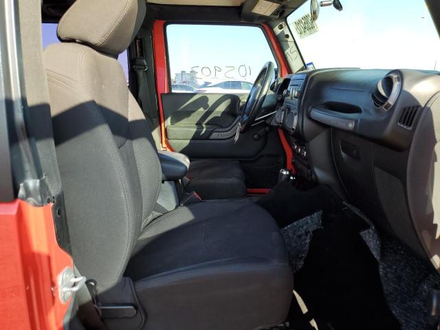 1C4AJWAGXDL643895 - 2013 JEEP WRANGLER S RED photo 5