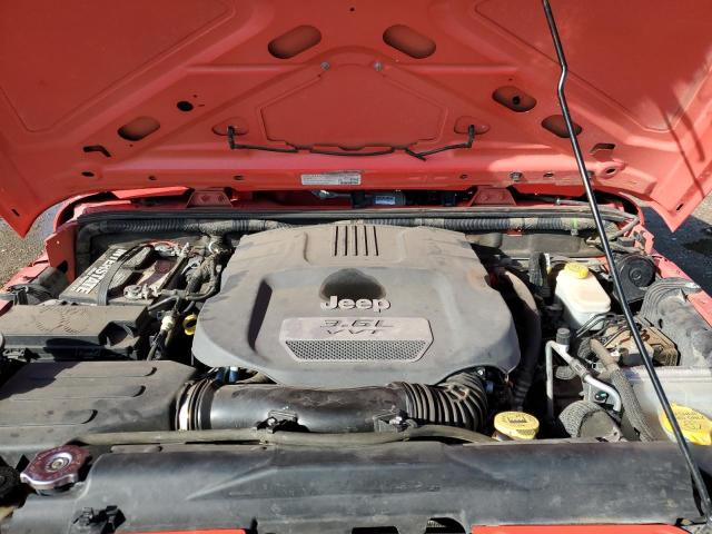 1C4AJWAGXDL643895 - 2013 JEEP WRANGLER S RED photo 7