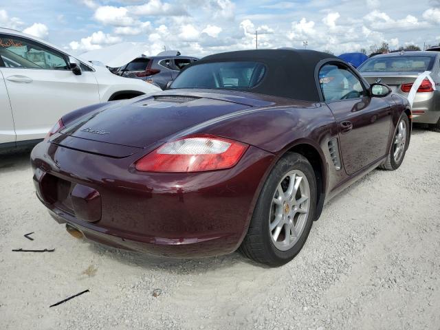 WP0CA29836U712423 - 2006 PORSCHE BOXSTER BURGUNDY photo 4