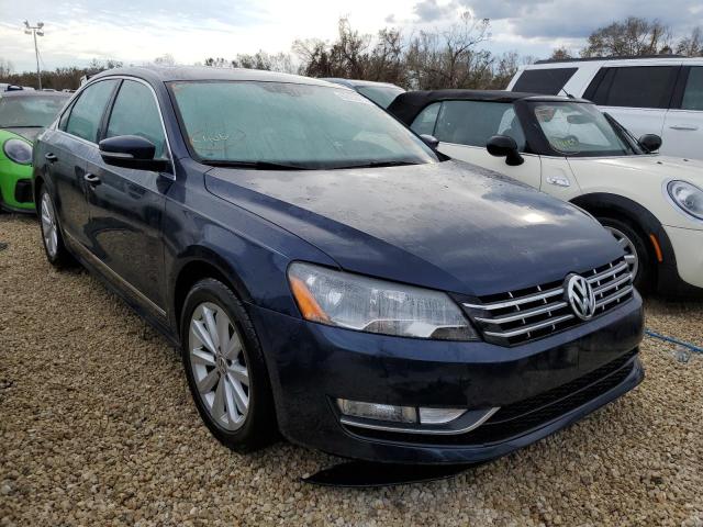 1VWCP7A3XDC066793 - 2013 VOLKSWAGEN PASSAT SEL BLUE photo 1