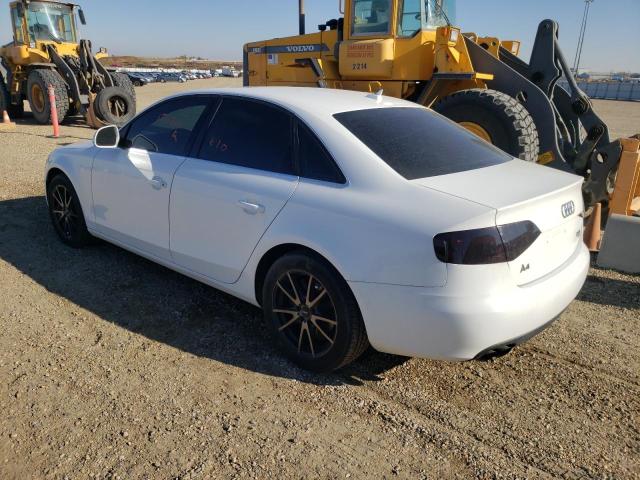 WAULF68K39N026478 - 2009 AUDI A4 2.0T QU WHITE photo 3