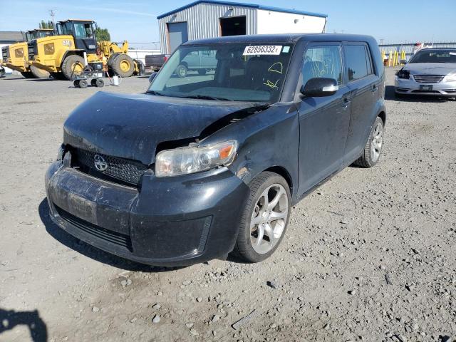 JTLKE50EX81043175 - 2008 TOYOTA SCION XB Schwarz Foto 2