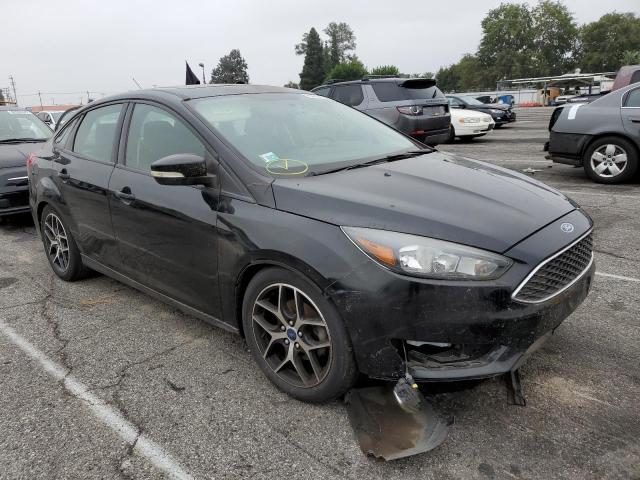 1FADP3H21HL206559 - 2017 FORD FOCUS SEL BLACK photo 1