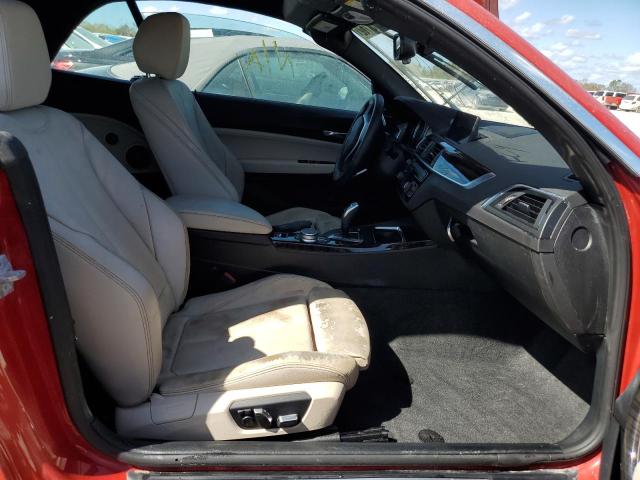 WBA2M7C03L7F36213 - 2020 BMW 230I RED photo 5