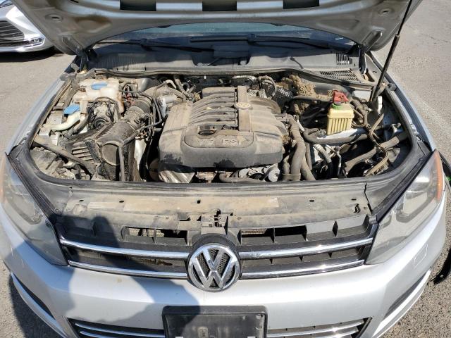 WVGEF9BP1CD011343 - 2012 VOLKSWAGEN TOUAREG V6 SILVER photo 7