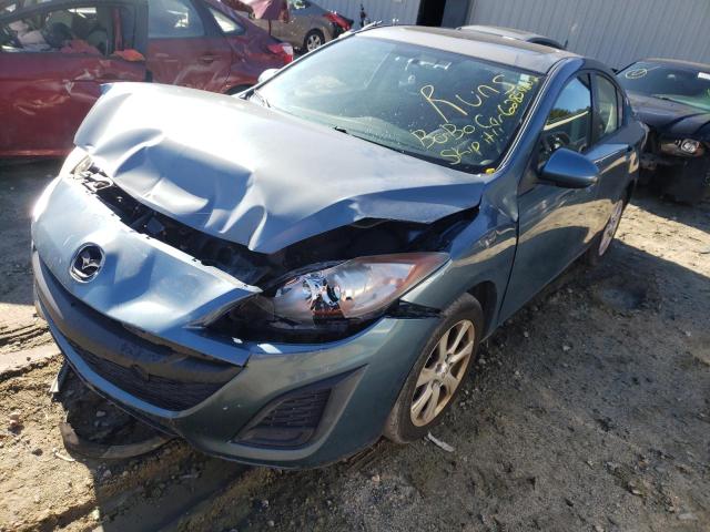 JM1BL1VG8B1393156 - 2011 MAZDA 3 I BLUE photo 2