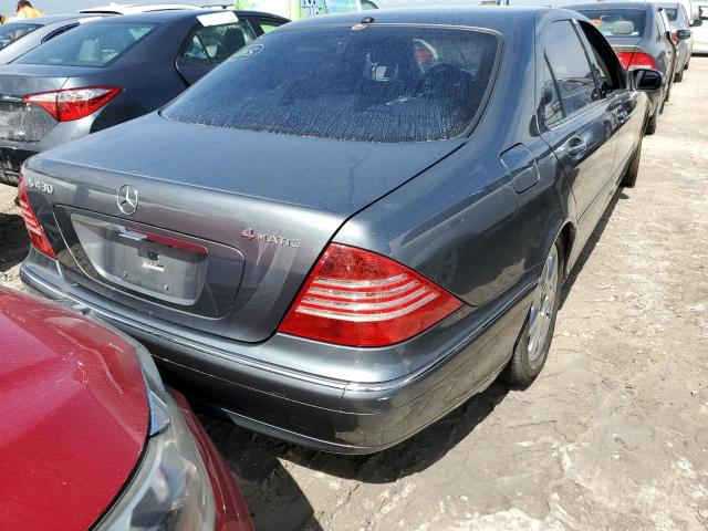 WDBNG83J35A453436 - 2005 MERCEDES-BENZ S 430 4MAT GRAY photo 4