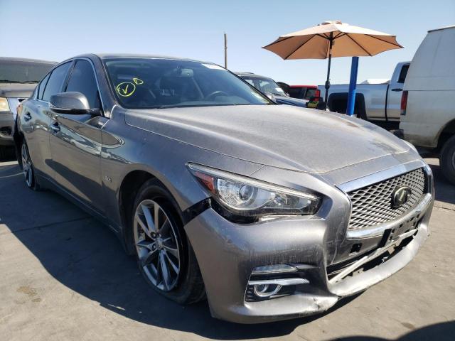 JN1EV7APXHM741078 - 2017 INFINITI Q50 PREMIU GRAY photo 1