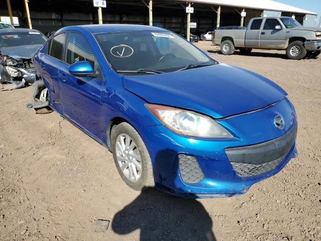 JM1BL1V80C1561186 - 2012 MAZDA 3 I BLUE photo 1