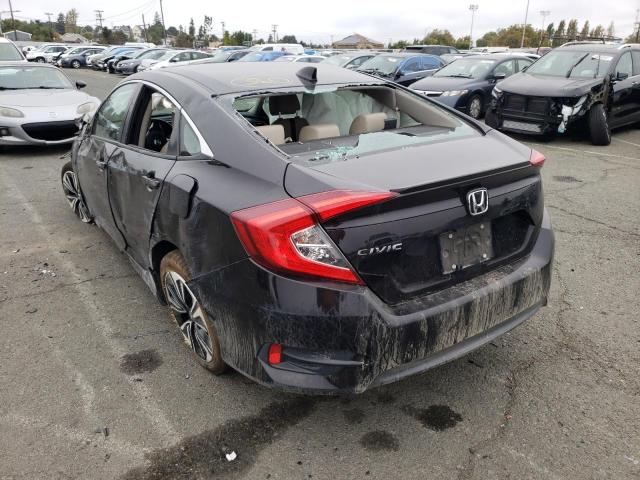 2HGFC1F73HH632785 - 2017 HONDA CIVIC EXL أسود صورة 3