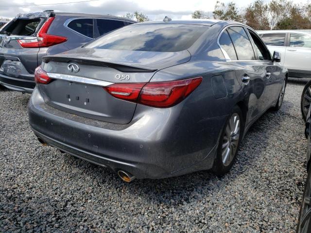 JN1EV7BP8MM702885 - 2021 INFINITI Q50 LUXE GRAY photo 4