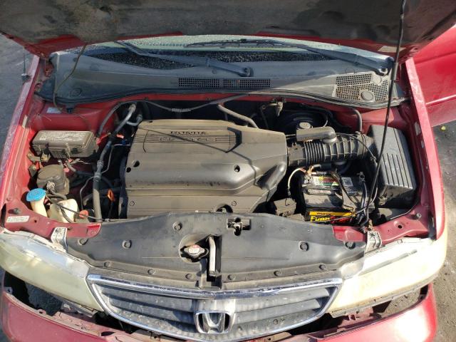 5FNRL18924B062952 - 2004 HONDA ODYSSEY EX RED photo 7