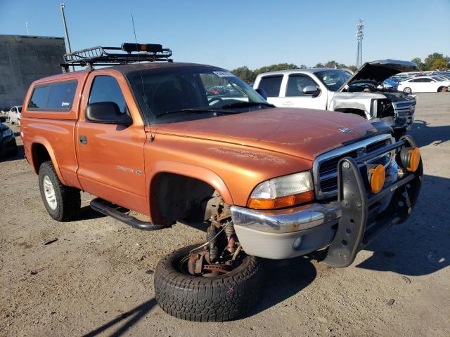 1B7GG26X51S162576 - 2001 DODGE DAKOTA ORANGE photo 1