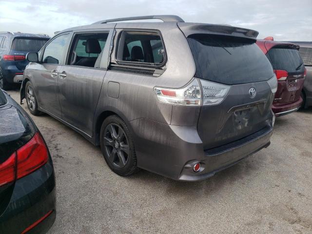 5TDXZ3DC8HS884627 - 2017 TOYOTA SIENNA SE CHARCOAL photo 3