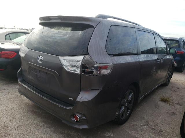 5TDXZ3DC8HS884627 - 2017 TOYOTA SIENNA SE CHARCOAL photo 4