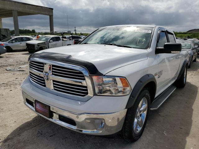 1C6RR7LT7KS527365 - 2019 RAM 1500 CLASS WHITE photo 2