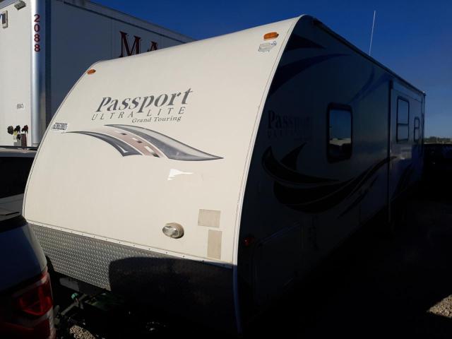 4YDT28926DT412242 - 2013 PASSPORT TRAVELTRLR WHITE photo 2