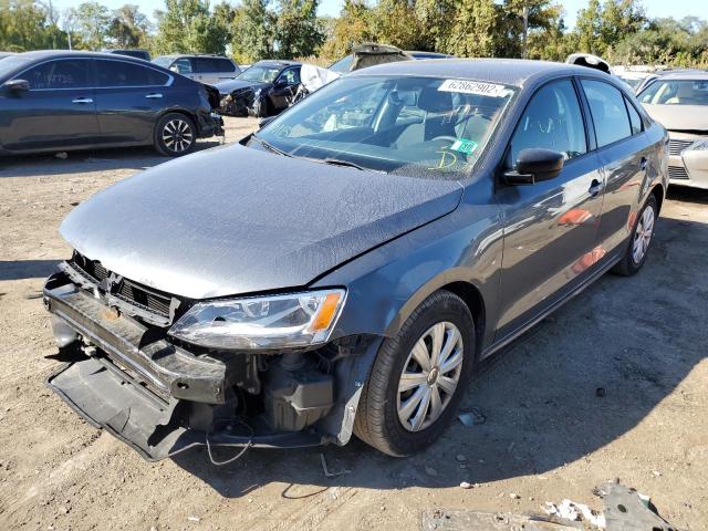 3VW2K7AJ6CM467392 - 2012 VOLKSWAGEN JETTA BASE 灰色 照片 2