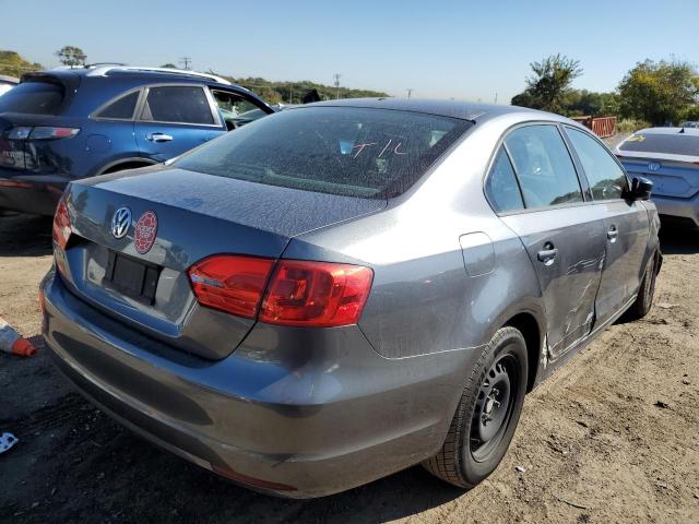 3VW2K7AJ6CM467392 - 2012 VOLKSWAGEN JETTA BASE 灰色 照片 4