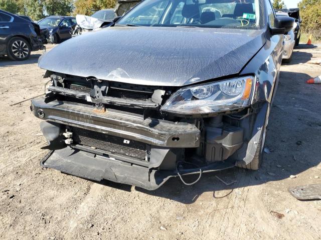 3VW2K7AJ6CM467392 - 2012 VOLKSWAGEN JETTA BASE 灰色 照片 9