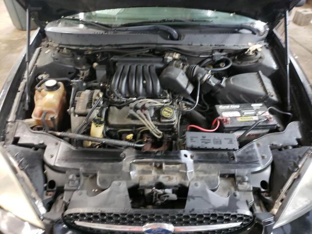 1FAFP53U52G236256 - 2002 FORD TAURUS BLACK photo 7