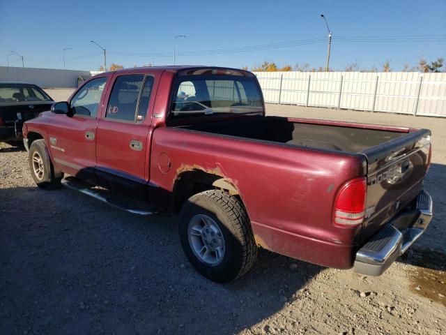 1B7GL2AN1YS686853 - 2000 DODGE DAKOTA QUA MAROON photo 3