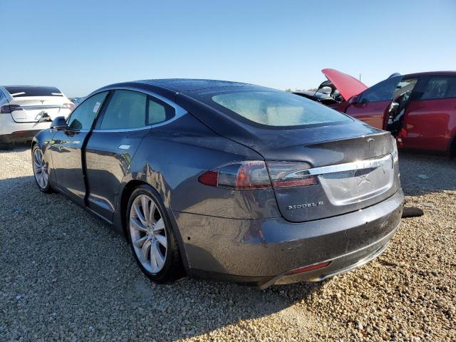 5YJSA1E25FF110235 - 2015 TESLA MODEL S Gris foto 3