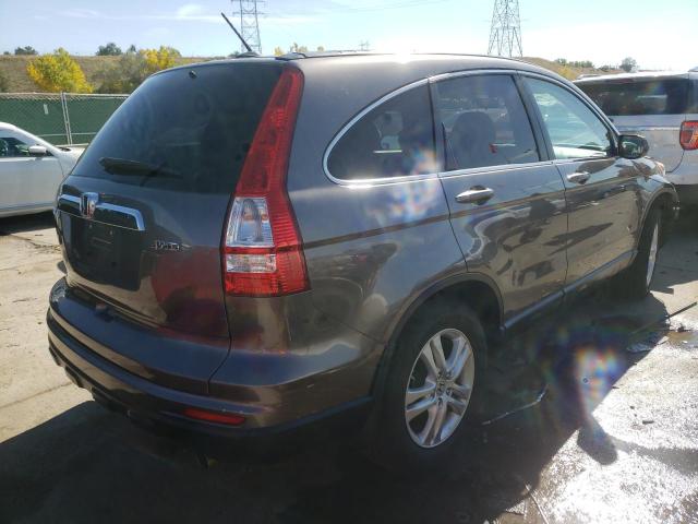 5J6RE4H72BL056616 - 2011 HONDA CR-V EXL BROWN photo 4