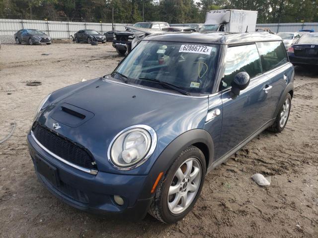 WMWMM33569TP74034 - 2009 MINI COOPER S C BLUE photo 2