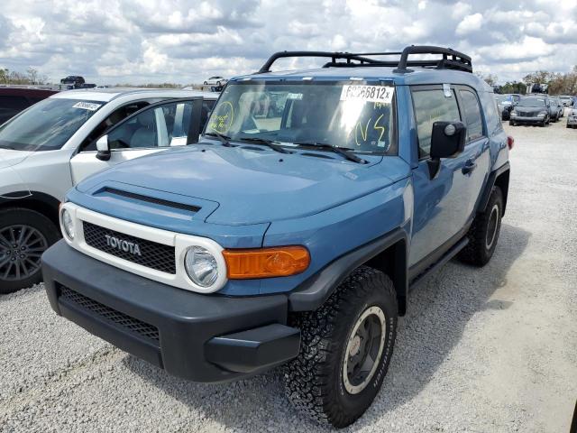 JTEBU4BF7EK197861 - 2014 TOYOTA FJ CRUISER BLUE photo 2